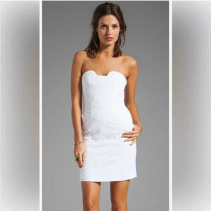 Diane Von Furstenburg white Sahara eyelet dress